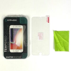 Aconic Tempered Glass Screen Protector for iPhone 6 Plus, 7 plus, 8 Plus